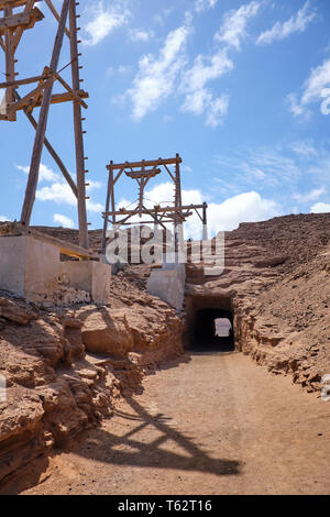 Salt Flats, Pedra Lume Salt Crater, Sal Island, Cape Verde, Africa Stock Photo