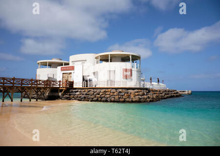 Bikini Beach Club, Santa Maria, Sal Island, Cape Verde, Africa Stock Photo