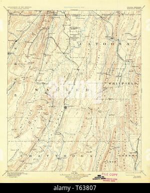 Ringgold Georgia Map 12 1 United States Of America By Timeless Maps Data U S Geological Survey Stock Photo Alamy