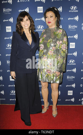 The 30th Annual Glaad Media Award  Featuring: Gina Gershon, Jennifer Tilly Where: Los Angeles, California, United States When: 28 Mar 2019 Credit: Apega/WENN.com Stock Photo