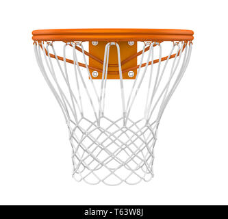 Basketball Hoop Isolated Stock Photo