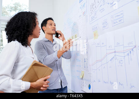 Business team working woth papers Stock Photo