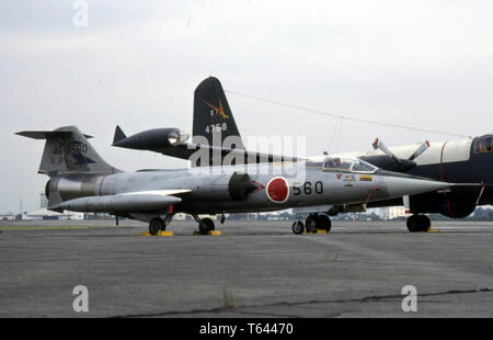 Japanische Luftwaffe / Japan Air Self Defence Forces JASDF Lockheed F-104J Starfighter Stock Photo