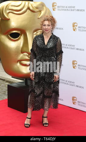 London, UK. 28th Apr, 2019. Alex Kingston at the British Academy (BAFTA) Television Craft Awards at The Brewery, Chiswell Street Credit: SOPA Images Limited/Alamy Live News Stock Photo