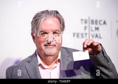 New York, New York, USA. 28th Apr, 2019. Creator and Executive Producer Matt Groening attends ''Tribeca TV: The Simpsons 30th Anniversary'' during the 2019 Tribeca Film Festival at BMCC Tribeca PAC on April 28, 2019 in New York City. Credit: William Volcov/ZUMA Wire/Alamy Live News Stock Photo