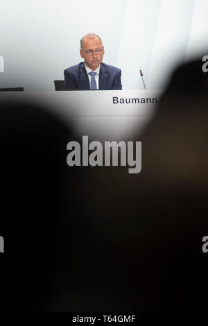 Bonn, Deutschland. 26th Apr, 2019. Werner BAUMANN, Chief Executive ...