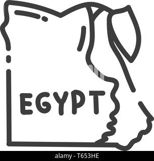 egyption pharaoh icon Vector symbol or sign set collection in black and ...