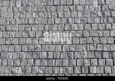 Brick road pattern Stock Photo