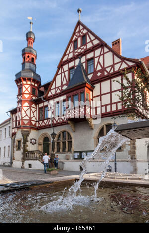 Historic City of Harzgerode Town, Saxony-Anhalt, Germany Stock Photo