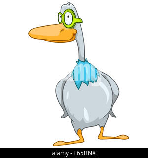 Cartoon Character Goose Stock Photo - Alamy