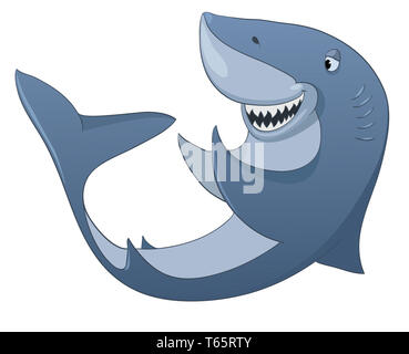 Cartoon Character Shark Stock Photo