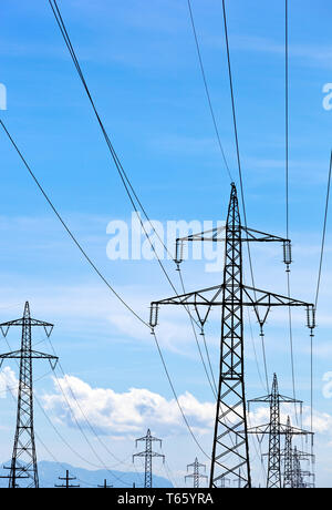 power pole symbol photo Stock Photo