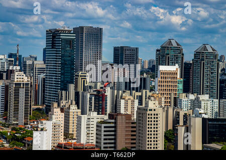 Largest cities in the world. City of Sao Paulo, Brazil South America. Stock Photo