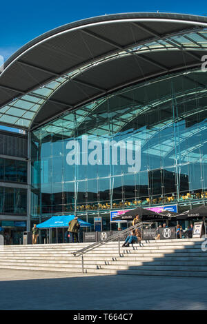 The Forum, Millennium Plain, Norwich, Norfolk, England, United Kingdom. Stock Photo