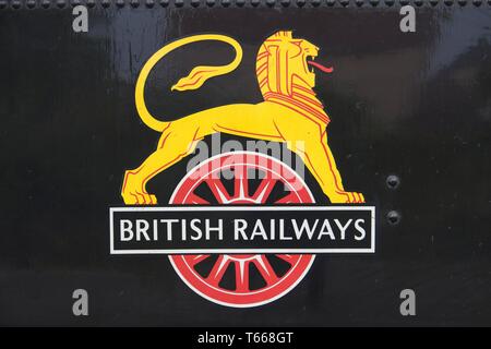 British Railways Lion and Wheel logo Stock Photo - Alamy