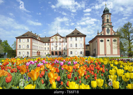 The Castle at Mainau Island in Lake Constance, South Germany Stock Photo