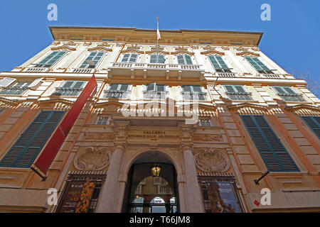 Brignole Sale De Ferrari  Gallery, also known as White palace  at Genoa, Italy Stock Photo