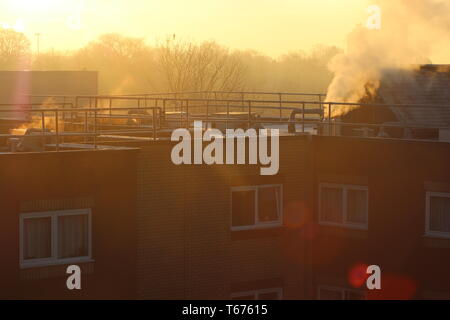 Sunny Mornings in London Stock Photo