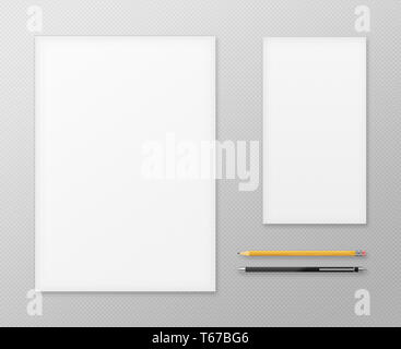 Office Supplies for Designers Presentations and Portfolios. Stock Photo
