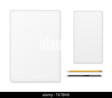 Office Supplies for Designers Presentations and Portfolios. Stock Photo
