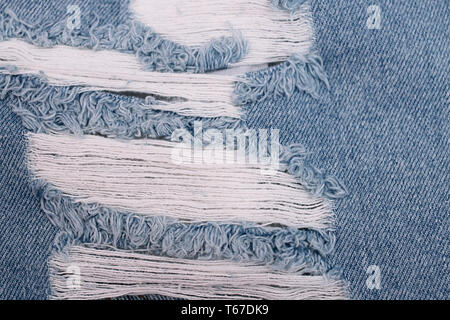 Tear Of Denim Texture With A Hole And Threads Showing Jigsaw Puzzle by  Julien - Pixels Puzzles