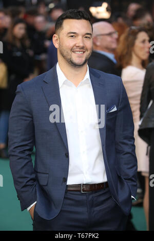 Dan Finlay attending the UK premiere of Tolkien held at Curzon Mayfair, London . PRESS ASSOCIATION. Picture date: Monday April 29, 2019. Photo credit should read: Isabel Infantes/PA Wire Stock Photo