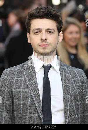 Anthony Boyle attending the UK premiere of Tolkien held at Curzon Mayfair, London . PRESS ASSOCIATION. Picture date: Monday April 29, 2019. Photo credit should read: Isabel Infantes/PA Wire Stock Photo