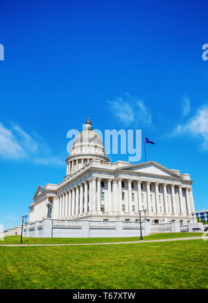 Utah state capitol building in Salt Lake City Stock Photo