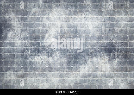 Old gray brick wall background. Grunge texture.Illustration Stock Photo