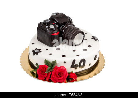 Sweet T's Cake Design: Nikon 2D Camera Birthday Cake