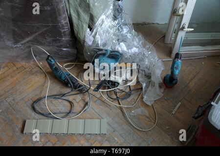 Tools for repair and construction Stock Photo
