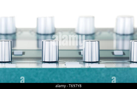 Amplifier Control Knobs Stock Photo