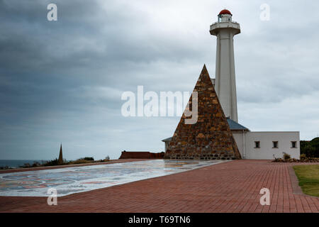 Donkin Reserve Lighthouse in Port Elizabeth, South Africa Stock Photo