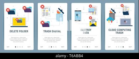 Folder Digital Document Stock Vector Art Illustration Vector