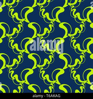 Abstract vector elements on contrast pattern. Vintage seamless design for fabric, web, wallpaper, wrapping paper etc. Stock Vector