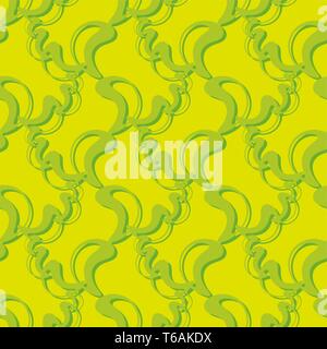 Abstract vector elements on fresh pattern. Vintage seamless design for fabric, web, wallpaper, wrapping paper etc. Stock Vector