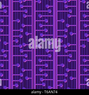 Abstract geometric seamless pattern. Dotted vector dark ornament for textile, wrapping paper, fabric, wallpaper, web etc. Stock Vector