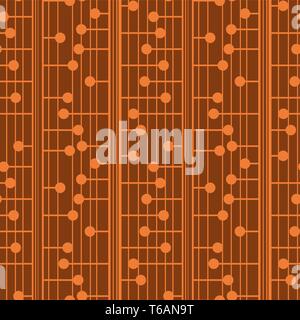Abstract geometric seamless pattern. Dotted vector colorful ornament for textile, wrapping paper, fabric, wallpaper, web etc. Stock Vector