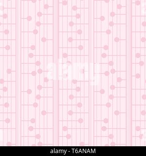Abstract geometric seamless pattern. Dotted vector pale ornament for textile, wrapping paper, fabric, wallpaper, web etc. Stock Vector