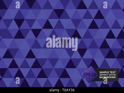 Black and purple triangles abstract geometric graphic design. Dark tech ...