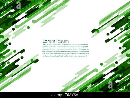 Green color geometric abstract background vector Illustration Stock Vector