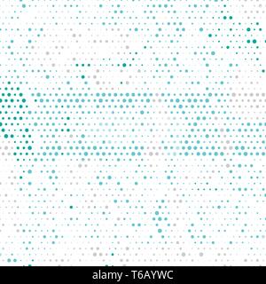 Multi colored vector geometrical circle abstract background. Dotted texture template. Geometric pattern in halftone style Stock Vector