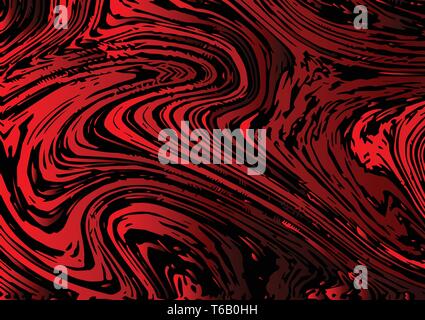 Red and black liquid style beautiful abstract vector background Stock Vector