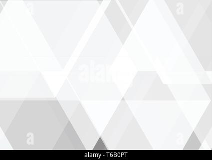 Vector gray and white color geometric abstract background Stock Vector