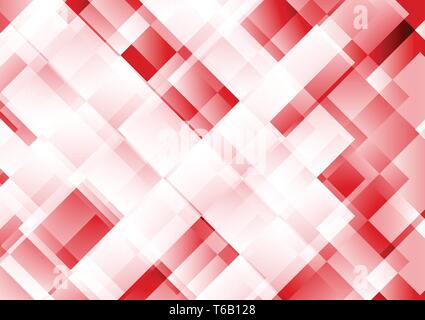 Geometric red color abstract background vector illustration EPS 10 Stock Vector