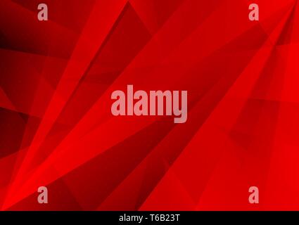 Dark red geometric abstract vector background with copy space. Modern design Stock Vector