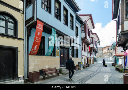 Kutahya/TURKEY, April 08,2019: 19th century Kutahya houses, which are the examples of civil architecture Stock Photo