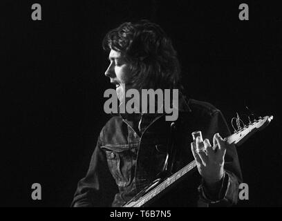 Rotterdam, Netherlands: Rory Gallager performs live in Rotterdam, Netherlands in 1974 (Photo by Gijsbert Hanekroot/Redferns) *** Local Caption *** Rory Gallager Stock Photo