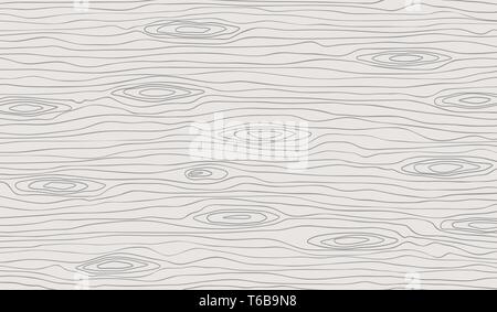 Light grey wooden cutting, chopping board, table or floor surface. Wood texture. Vector illustration Stock Vector