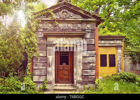 old tomb in beautiful nature Stock Photo